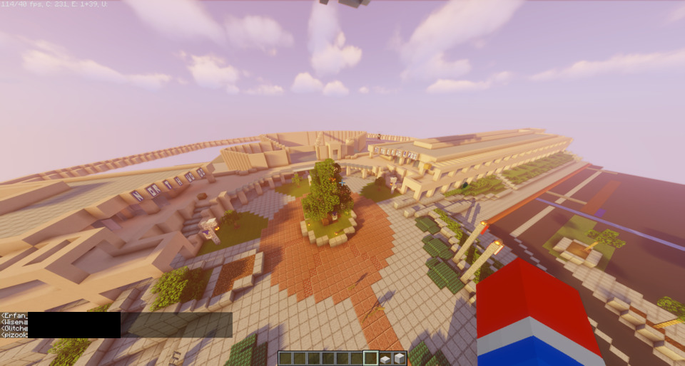 Minecraft Screenshot of Justin’s School