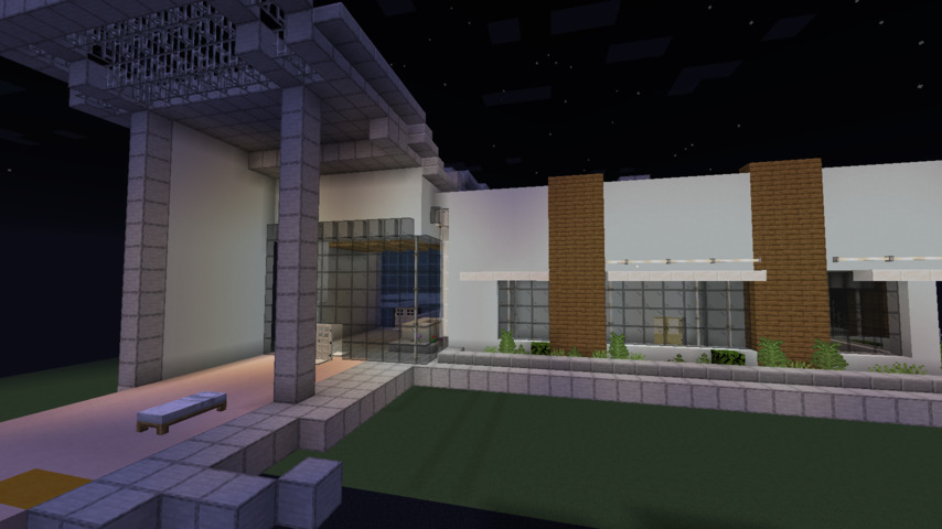 Minecraft screenshot of my school