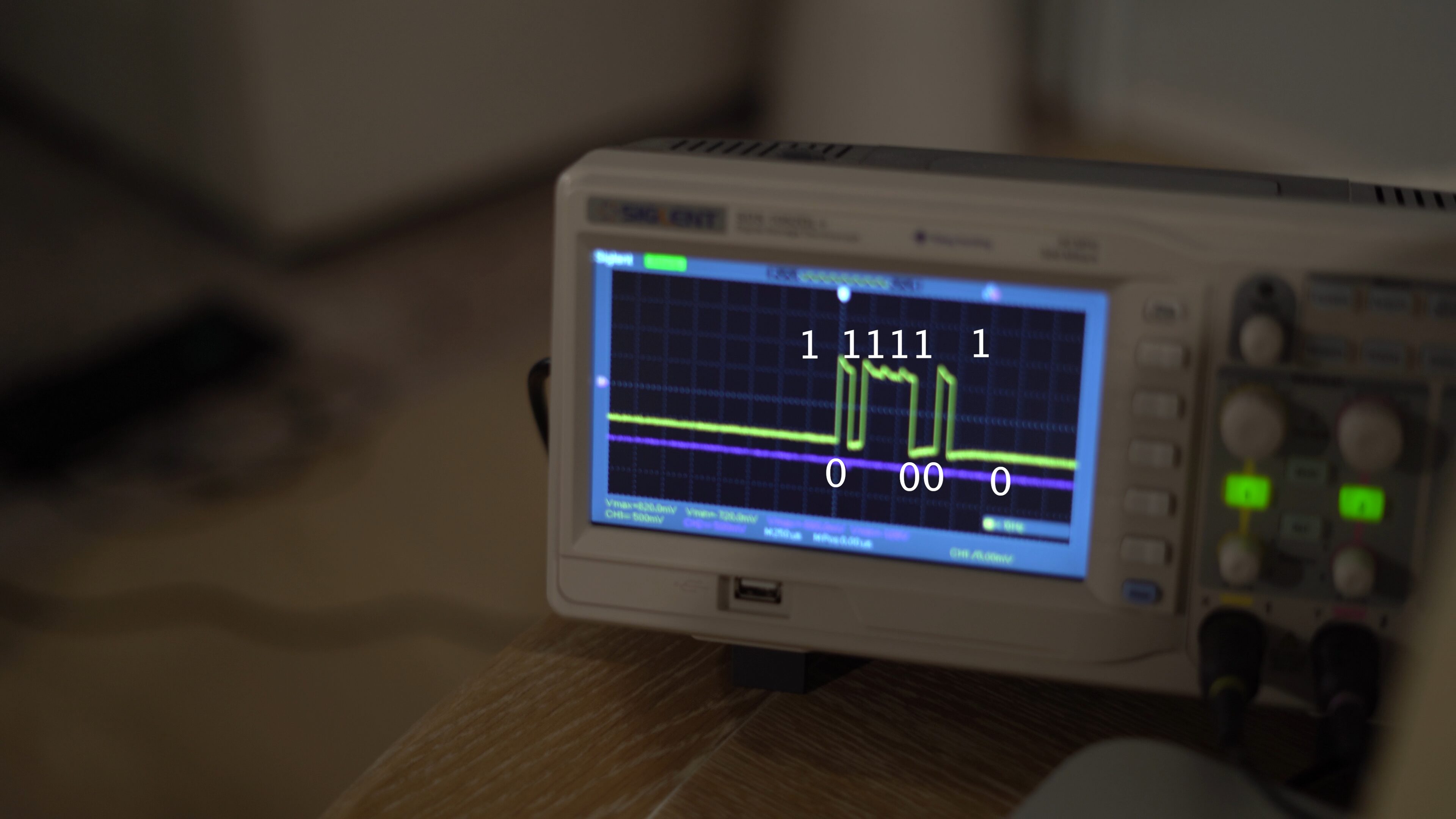 Oscilloscope trace